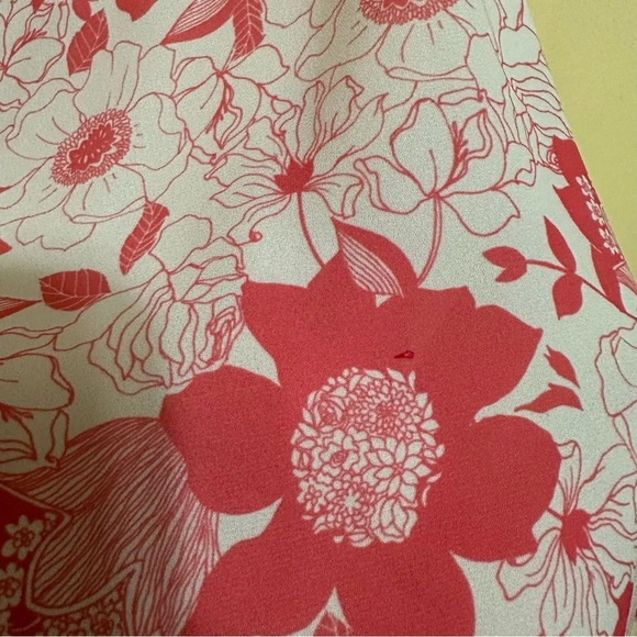 ModCloth Bit of Frill Sleeveless Top Blouse Small Pink Floral - Picture 11 of 11